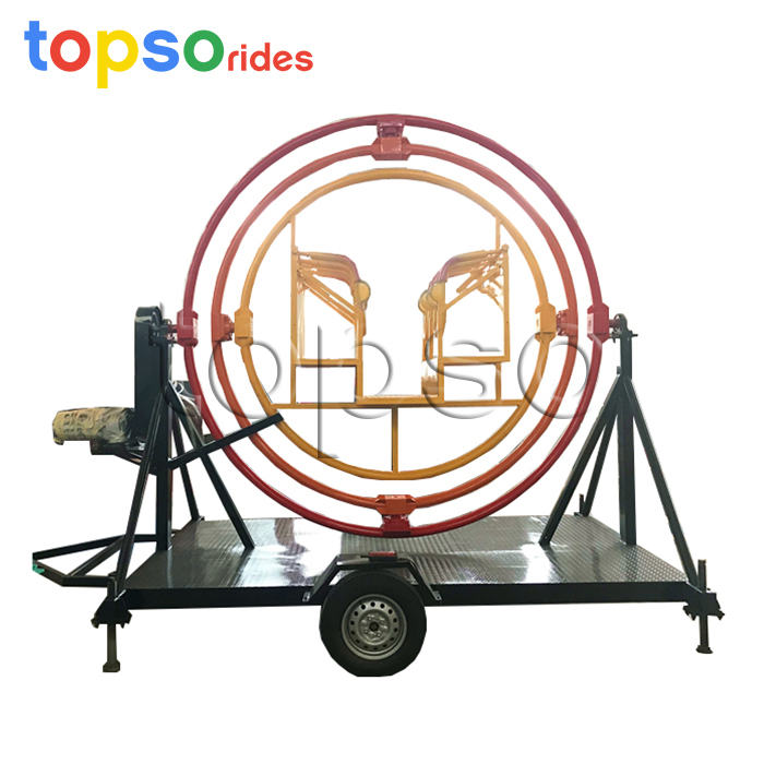 human gyroscope ride
