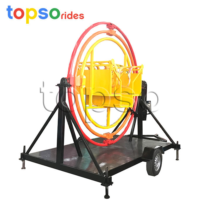 human gyroscope ride