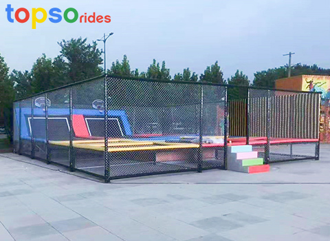 outdoor trampoline park