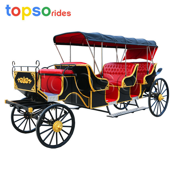 horse pulling cart
