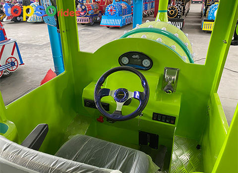 Battery trackless train