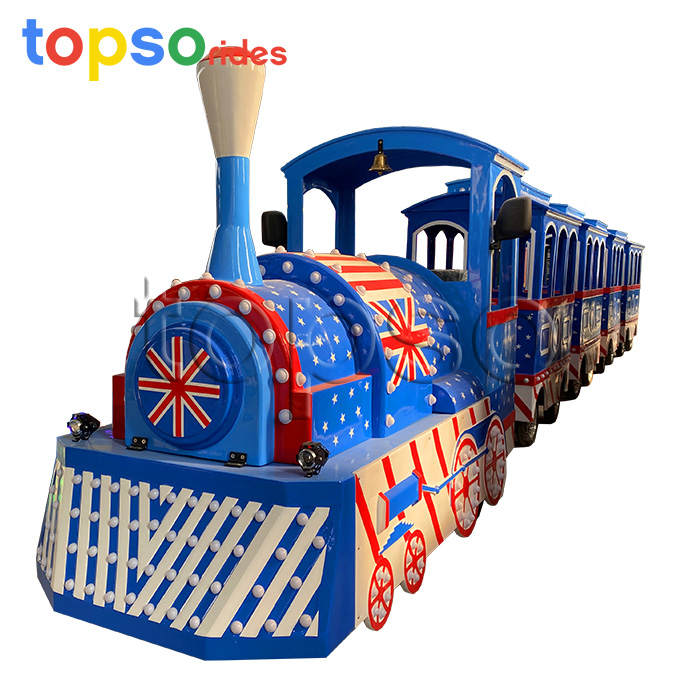 electric trackless train
