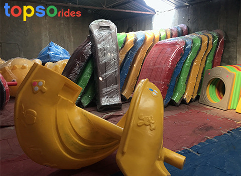 kids playground plastic slides