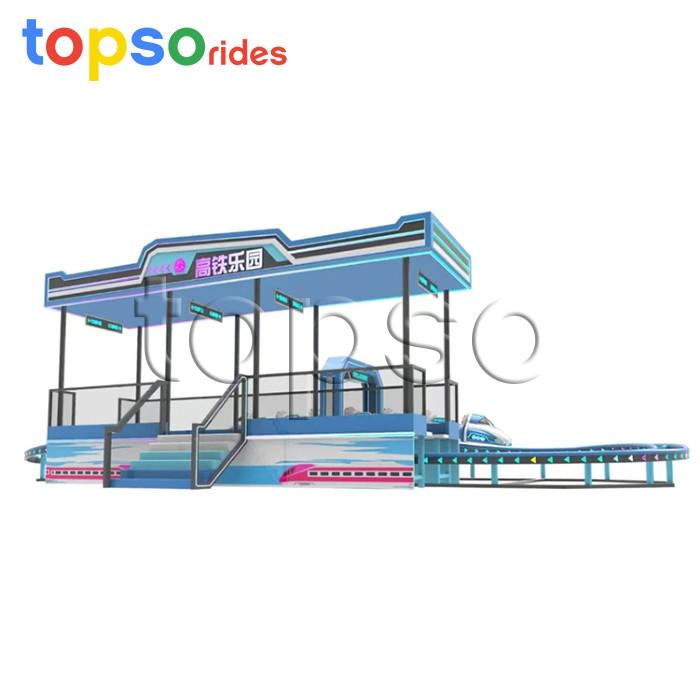 High Speed Rail Track Train Rides