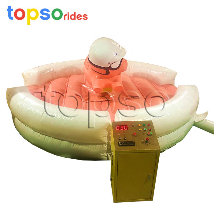 inflatable pink pig rides