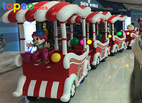 clown trackless train