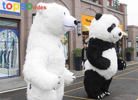 inflatable panda costume