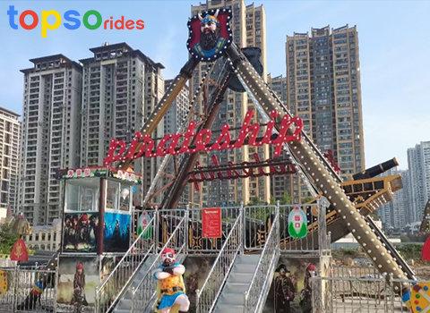 Amusement Park Pirate Ship