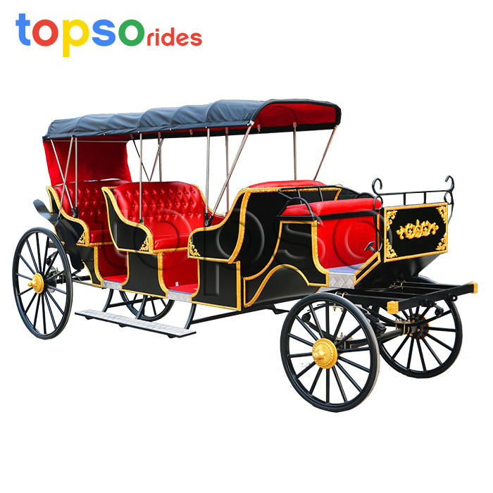 horse pulling cart