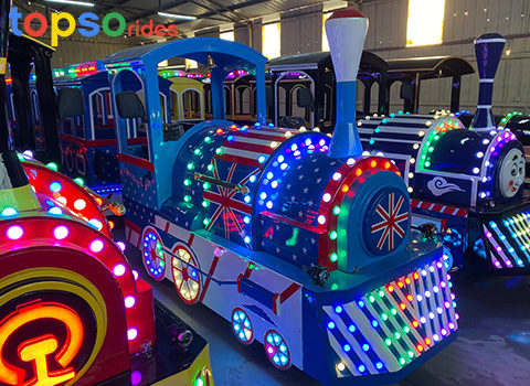 electric trackless train