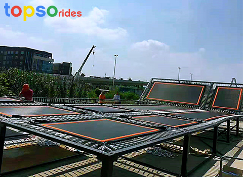 outdoor trampoline park