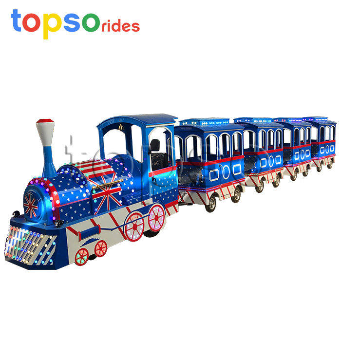 electric trackless train
